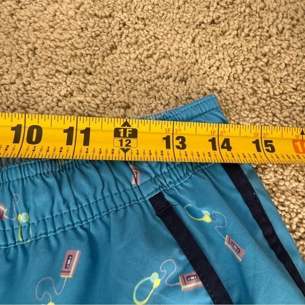 Bonobos Throwback Swim Trunks Mix Tapes Printed Shorts M